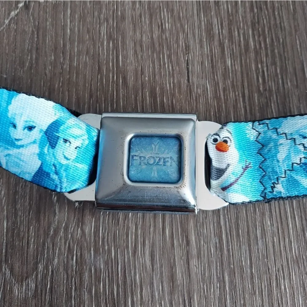 Disney Frozen Olaf Seat Belt Buckle Belt Snowman Adjustable